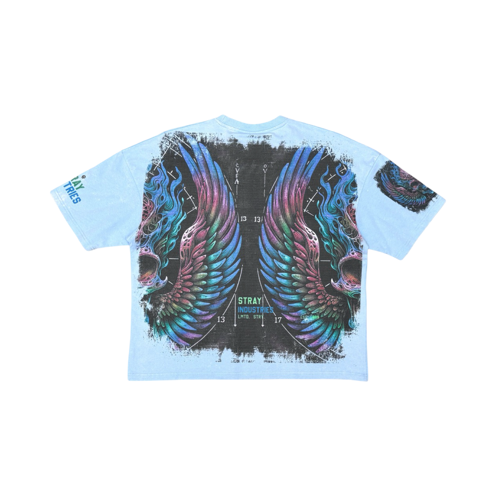 Burning skull tshirt