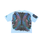 Burning skull tshirt