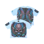 Burning skull tshirt