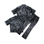Gunzinii PU short sleeve set