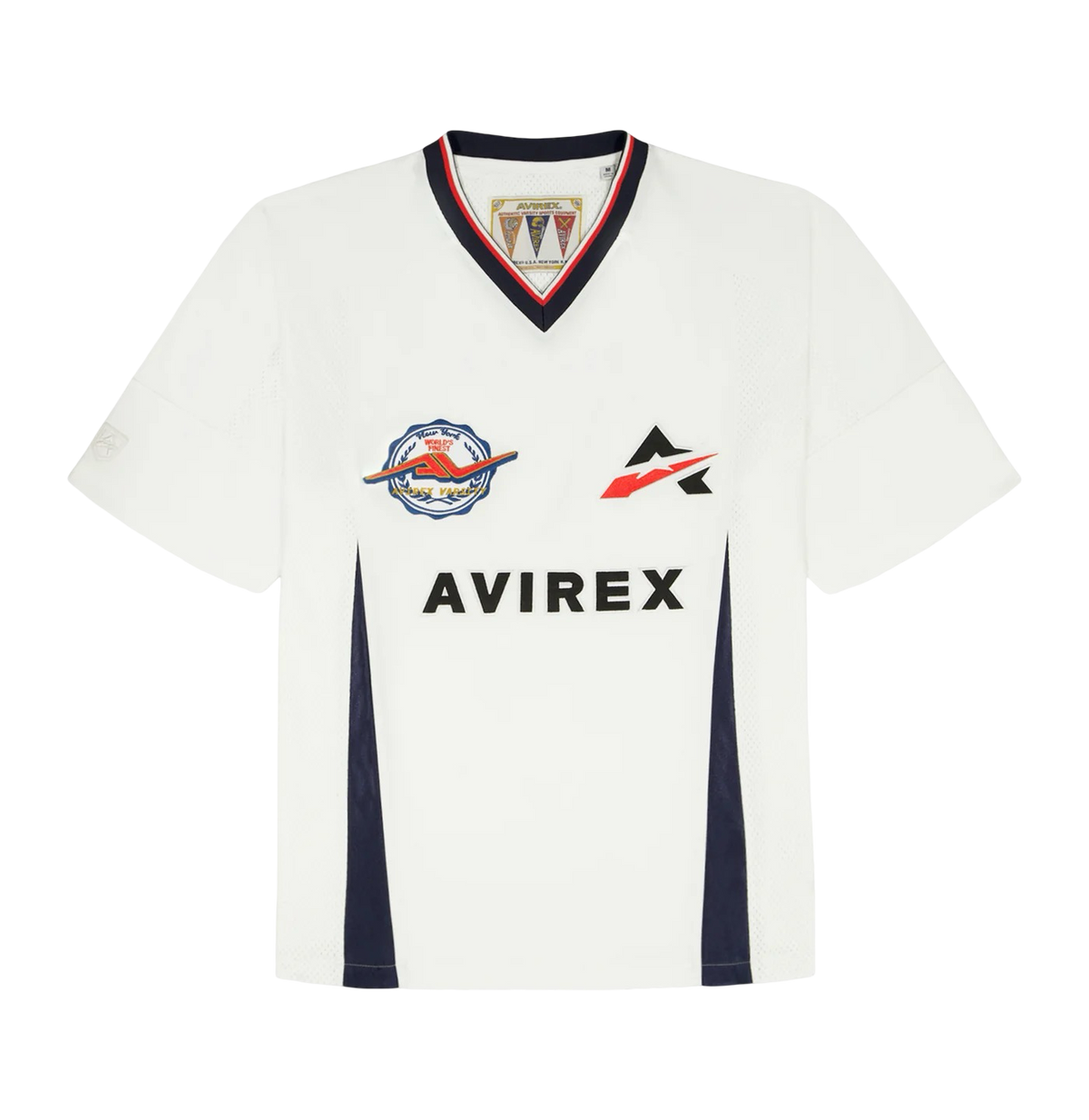 AVIREX JERSEY in SNOW WHITE
