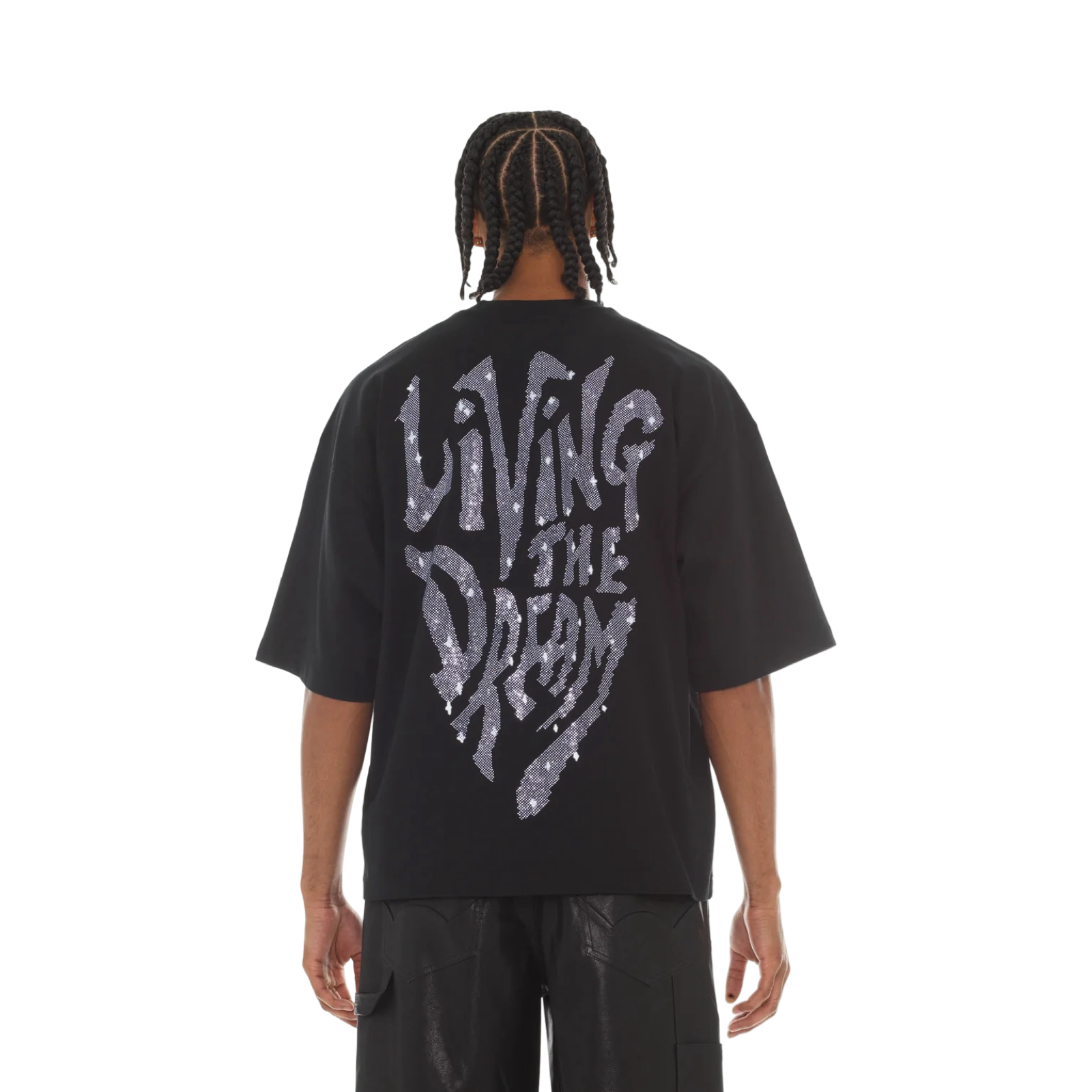 Cult's Oversized Short Sleeve Crew Neck Tee "Living The Dream"