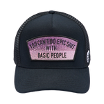 Cult's Mesh Trucker Hat "Epic Shit" Crystals