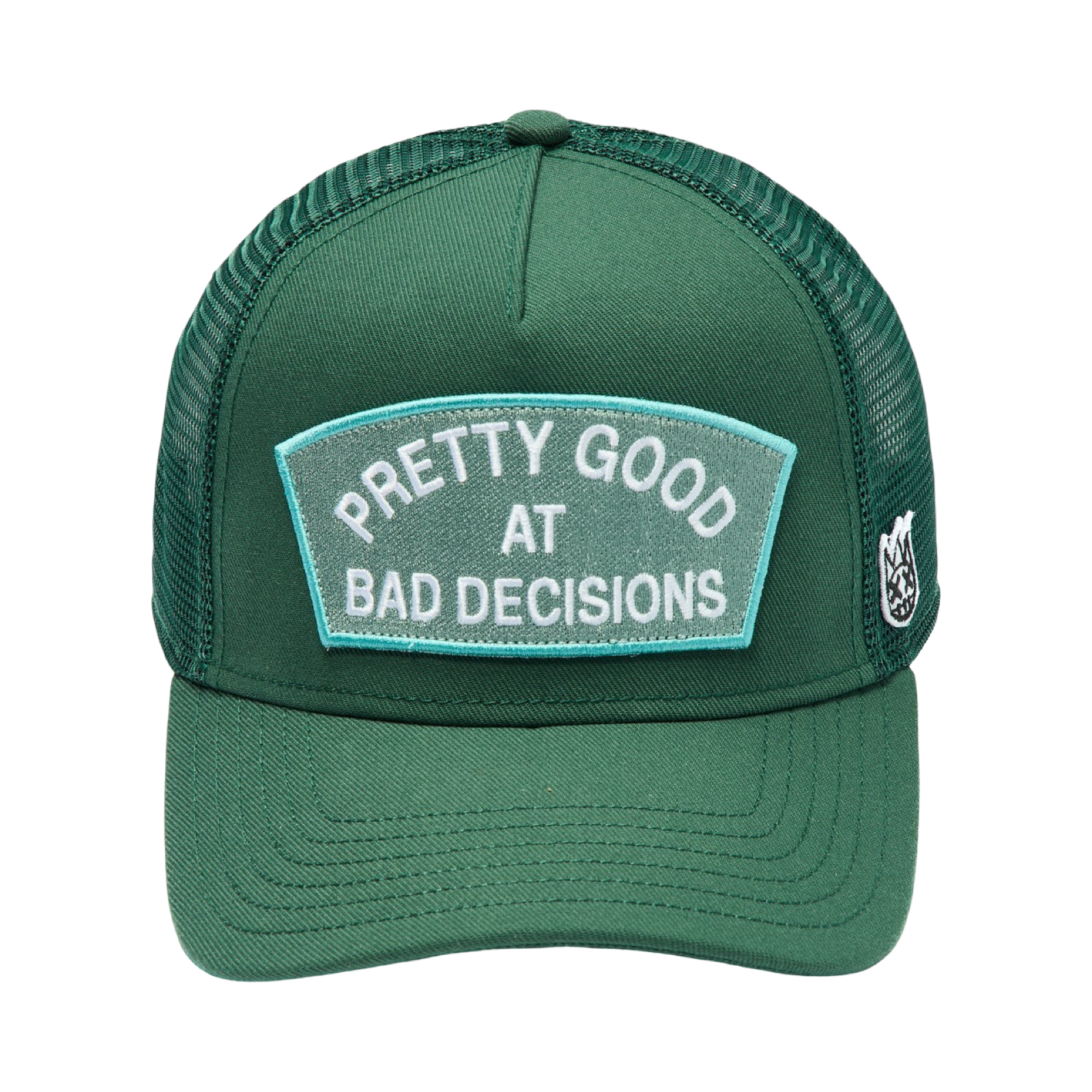Cult's Mesh Trucker Hat "Good At Bad Decisions"