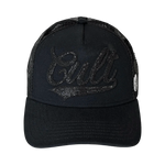 Cult's Crystal Paisley Shimuchan Logo Mesh Back Trucker Hat