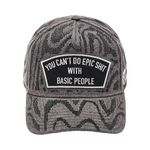 Cult's 5 Panel A Frame Trucker Hat "Epic Shit" Swirl Crystals