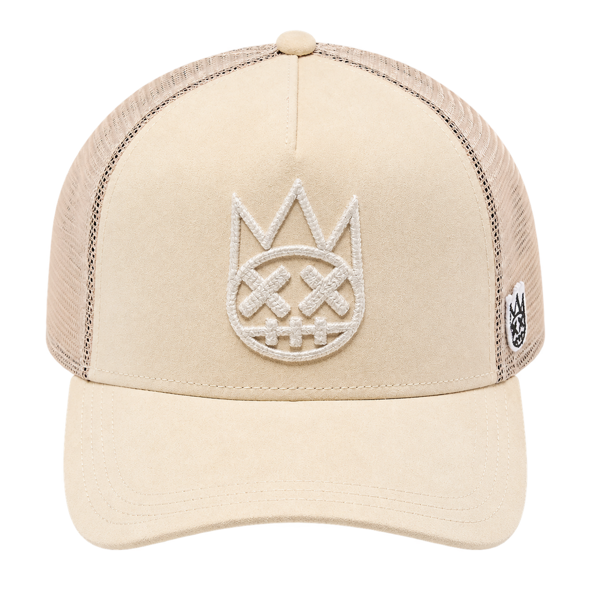 Cult of Individuality Cream trucker hat front view