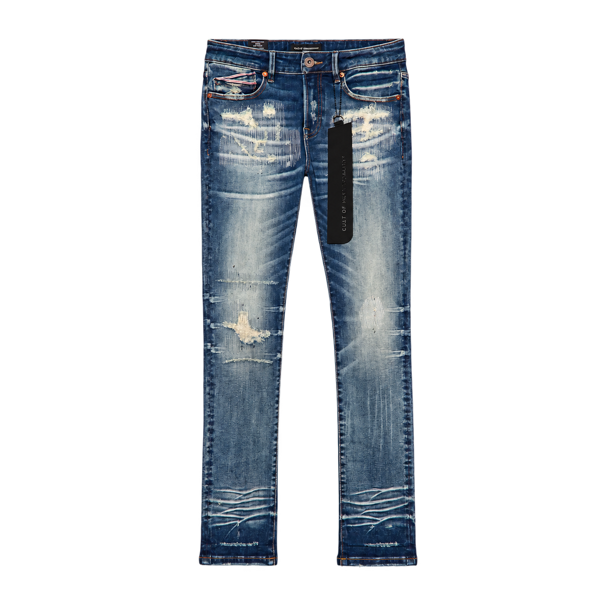 Cult of Individuality Punk Super Skinny 601 jeans in Spruce, front view