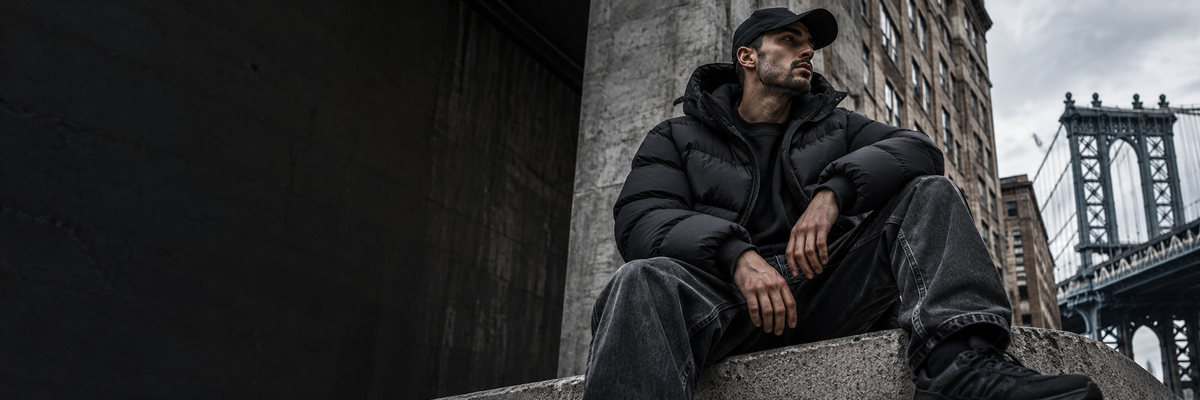 Streetwear campaign in a city setting