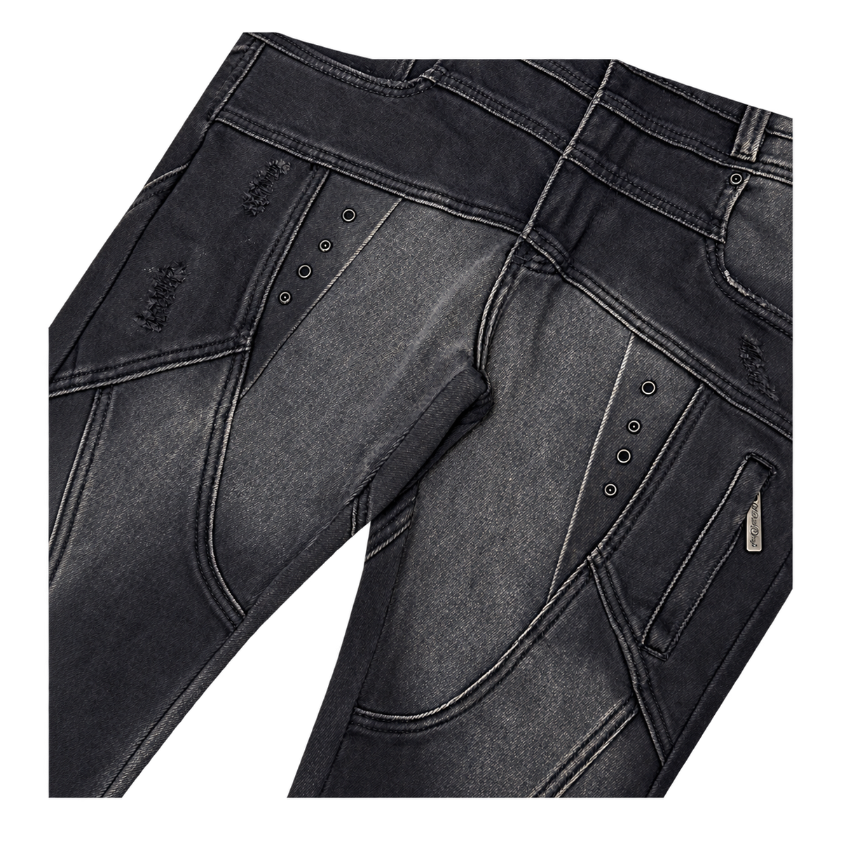 Vicious Denim VC1252 black detail view