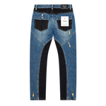 Vicious Denim VC1252 indigo back view